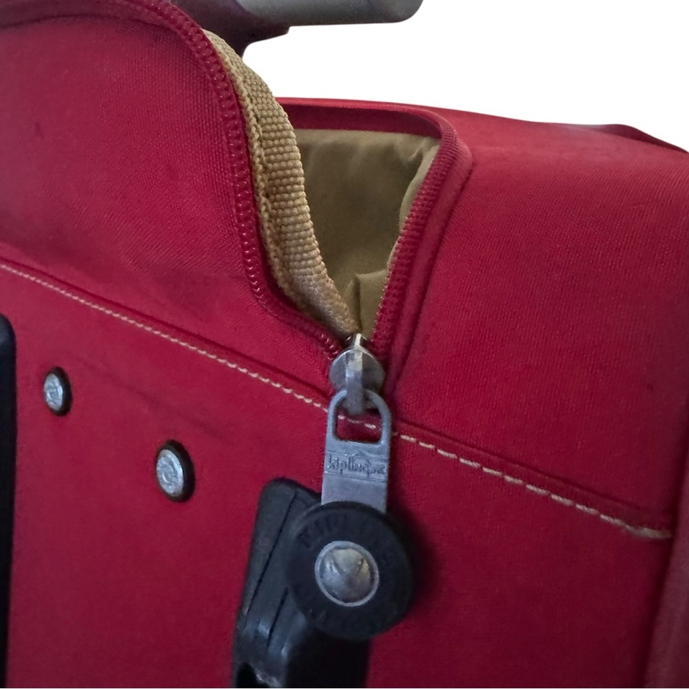 Kipling Bold Red Travel Duffel - Picture 15 of 16